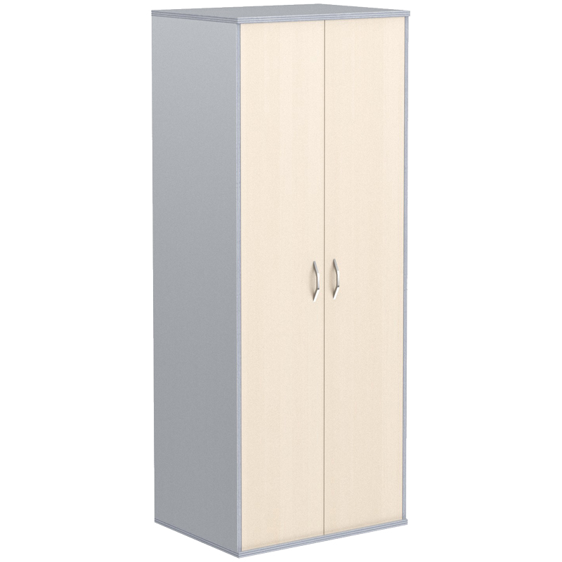 Шкаф для одежды двухдверный Skyland Imago/Клен Металлик, 770*580*1975, ГБ-2