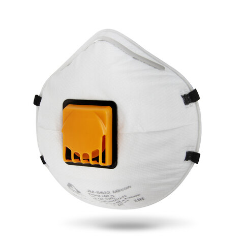 Респиратор с клапаном КОМПЛЕКТ 10шт, полумаска фильтрующая, формованный, FFP2, JM-8622