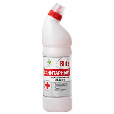 Средство для уборки сантехники и туалета 750г САНТИРАНЫЙ BLITZ, гель, 8000024