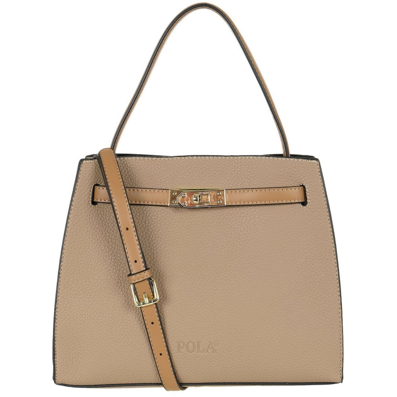 Сумка женская двойная серая 883F