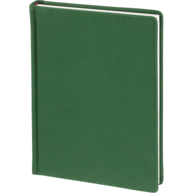 Ежедневник недатированный А5+, 136л, VELVET зеленый  3-115/05