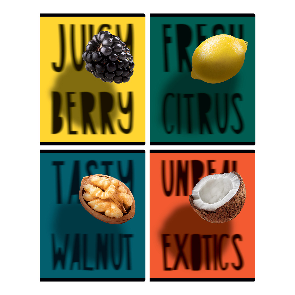 Тетрадь 48л., А5, клетка BG "Exotic fruit", 70г/м2, матовая ламинация, выборочный лак, конгрев, с форзацем