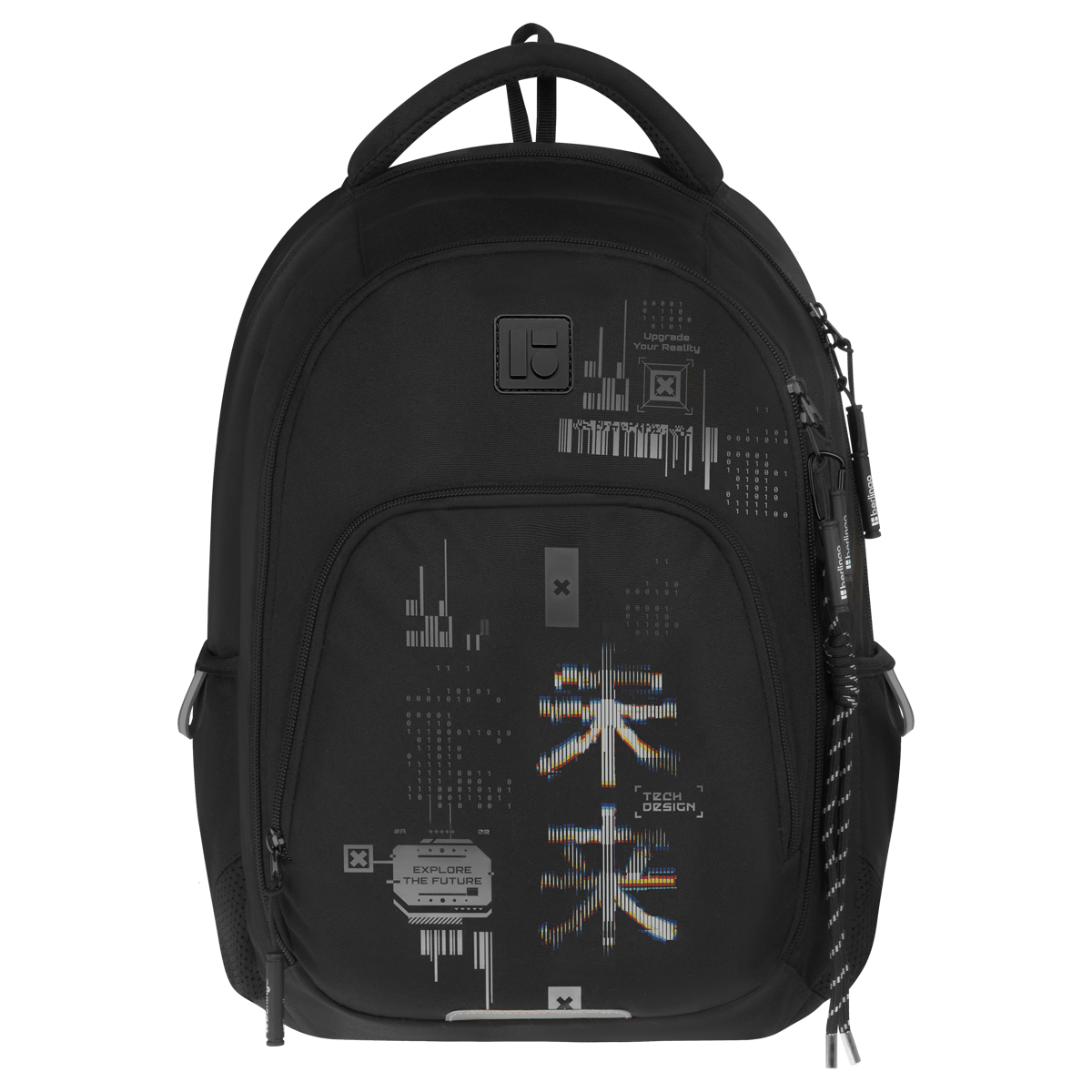 Рюкзак Berlingo ErgoFit "Dark Matter" 42*30*17см, 2 отделения, 3 кармана, эргономичная спинка