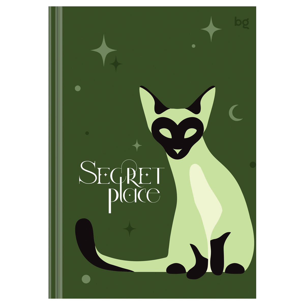 Записная книжка А5 80л. BG "Secret place", матовая ламинация, выборочный лак, блок в точку, 100 гр/м2