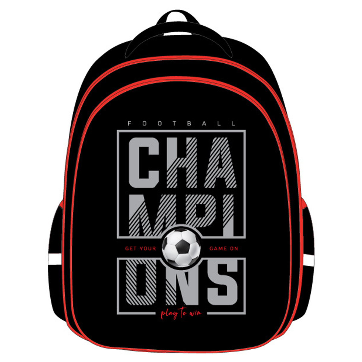 Ранец ArtSpace School Friend Light "Champions" 35*29*12см, 2 отделения, 2 кармана, анатомическая спинка