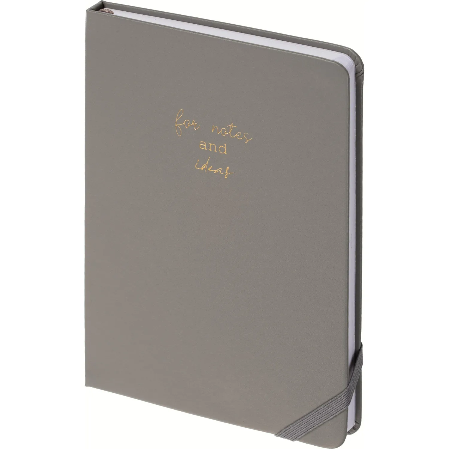 Ежедневник недатированный серый, А5,140x200мм, 136 л. ATTACHE