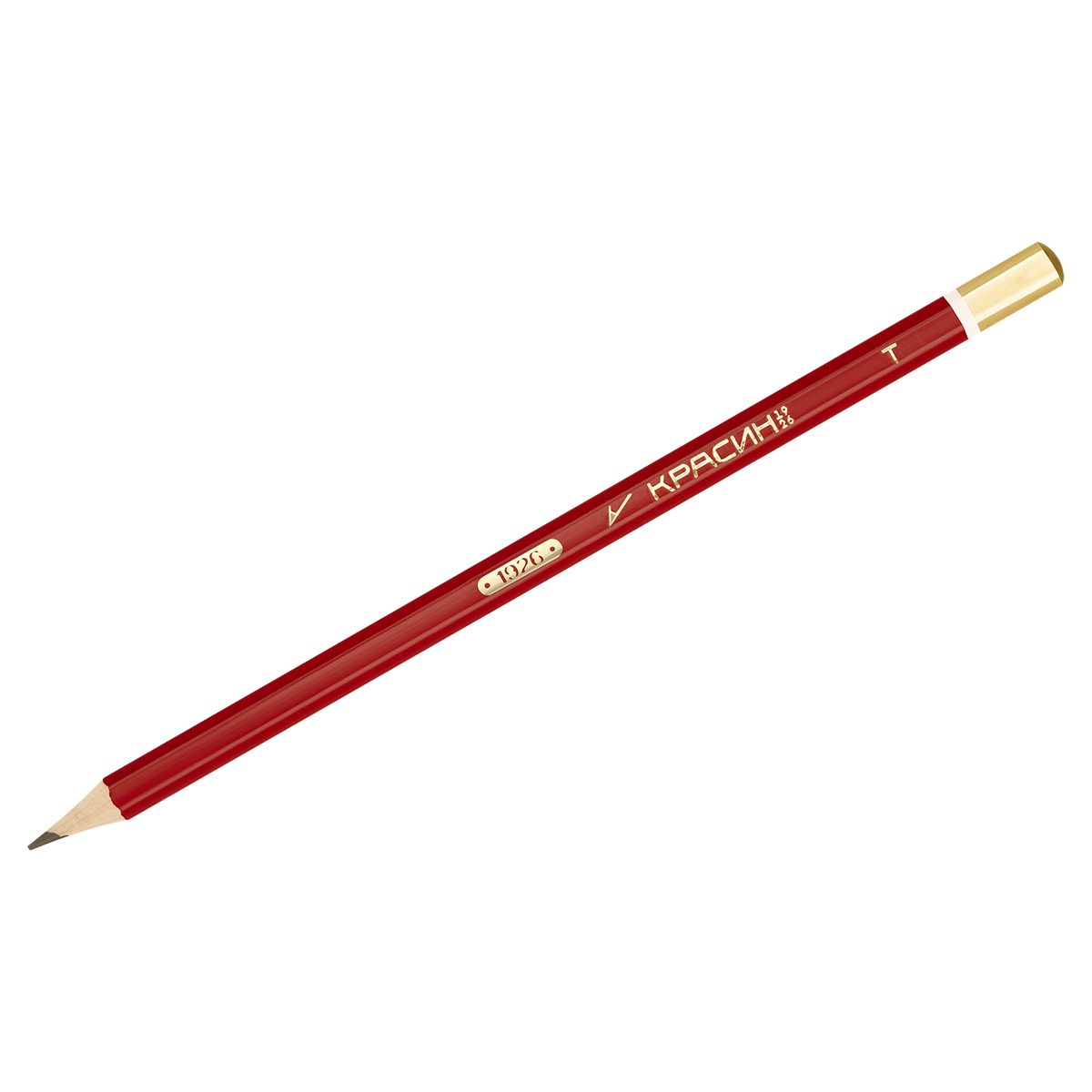 Карандаш ч/г Красин "1926" Т (Н), шестигранный, заточен.