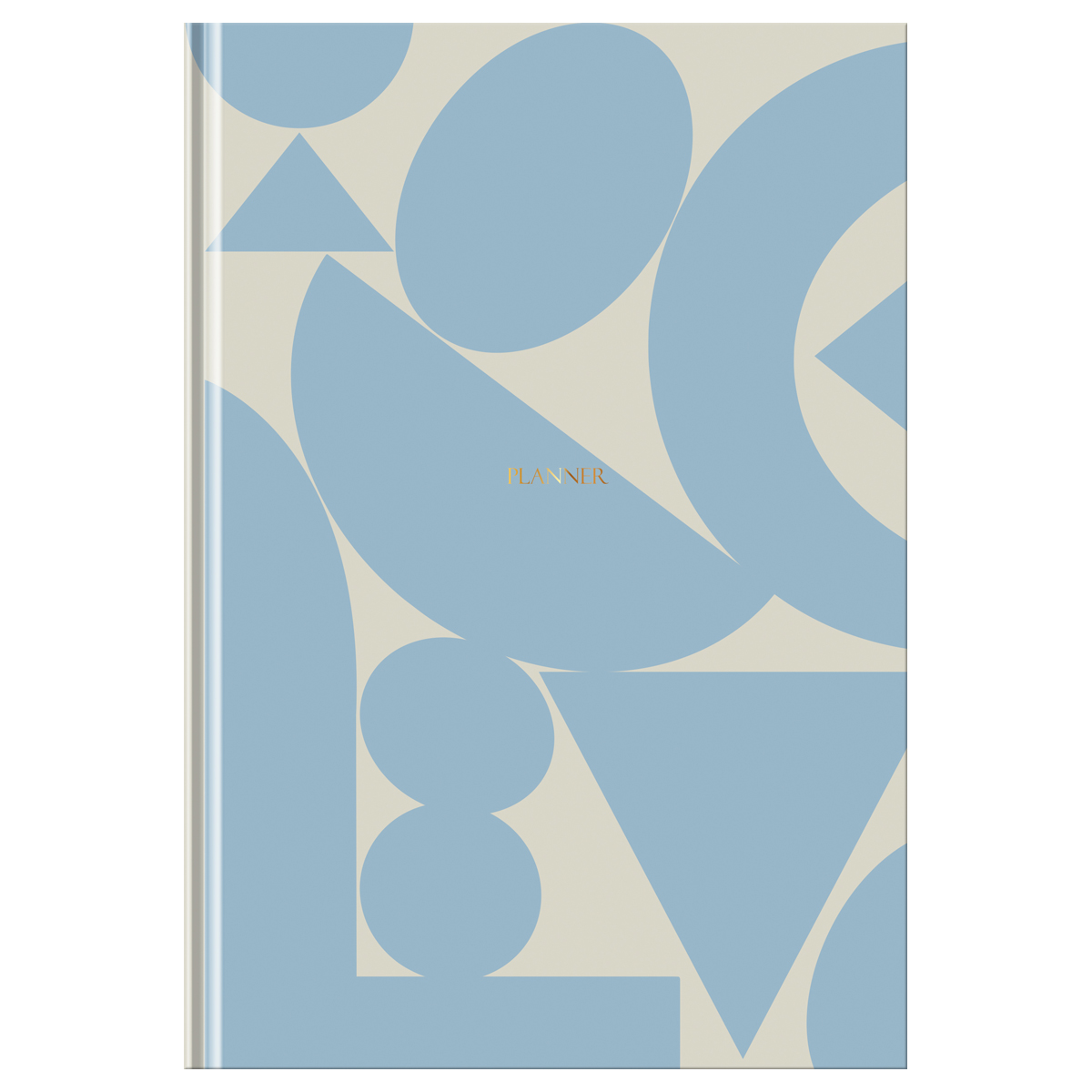 Ежедневник недатированный А5, 160л., 7БЦ BG "Простые формы", матовая ламинация, тиснение фольгой