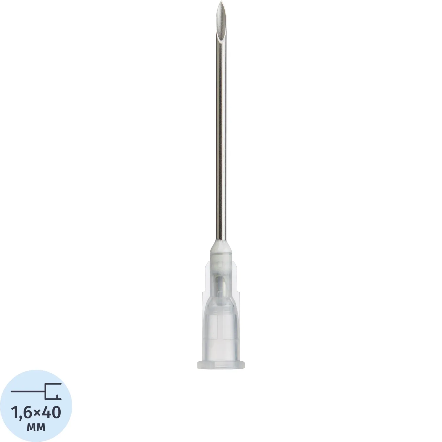 Игла инъекционная 16G (1,6х40 мм), Paramed 100 шт/уп