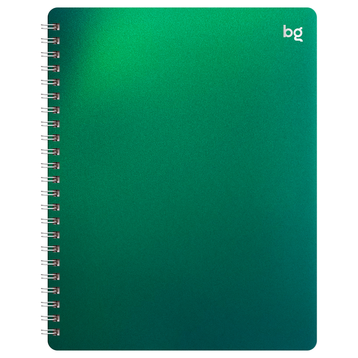 Тетрадь 80л., клетка на гребне BG "Хамелеон" , пластиковая обложка, зеленый