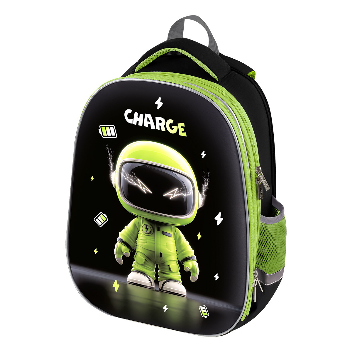 Ранец Först School Base "Charge" 39*30*18см, 2 отделения, 2 кармана, анатомическая спинка