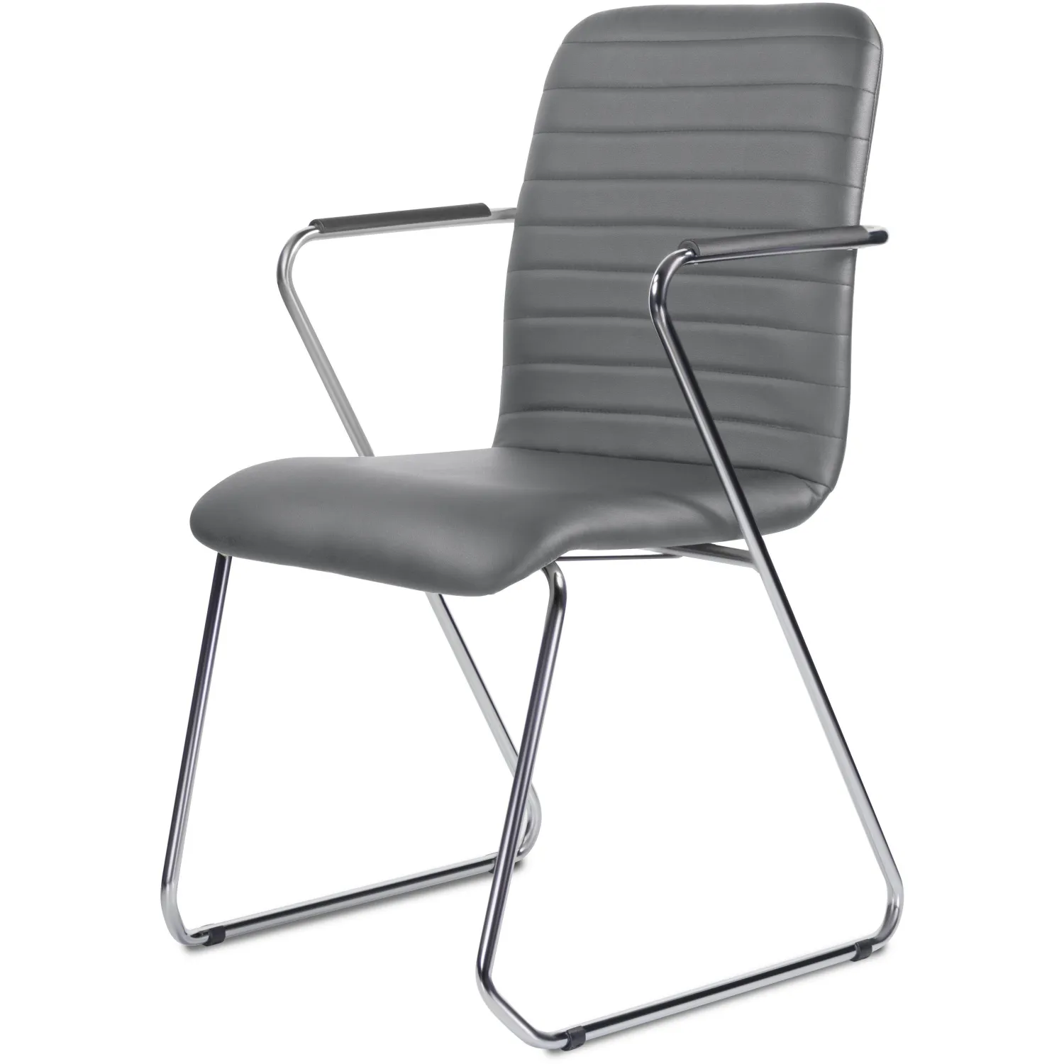 Стул БМФ Easy Chair Честер каркас хром кз серый