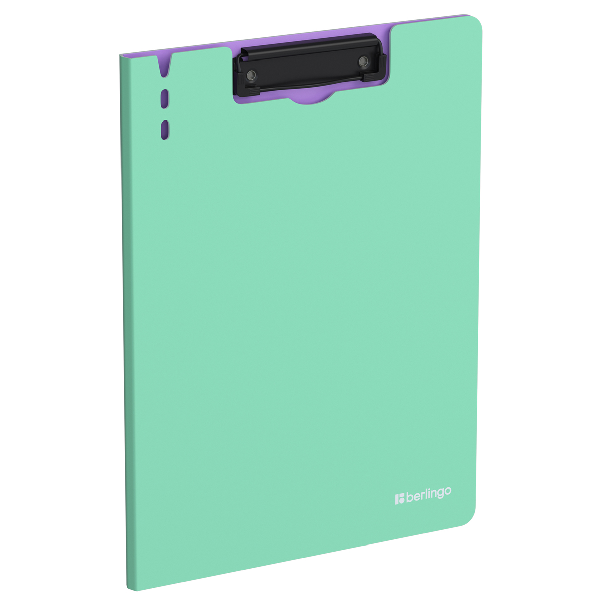 Папка-планшет с зажимом Berlingo "Haze" А4, пластик (полифом), 1800мкм, мятная