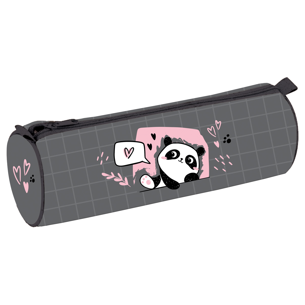 Пенал 210*80 ArtSpace "Panda", тубус, полиэстер