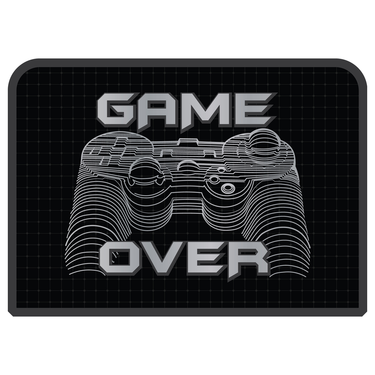 Папка для тетрадей 2 отделения, ArtSpace "Game Over", А5, пластик, на молнии