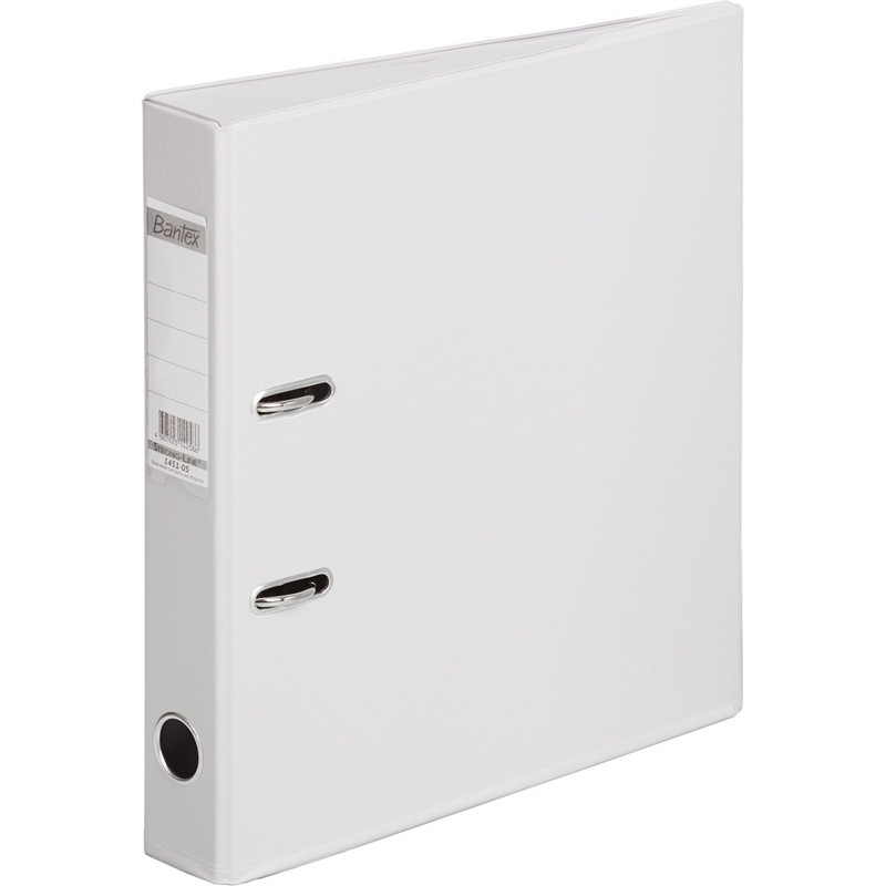 Папка-регистратор BANTEX Strong Line 1451-05, 50мм, серый, ПБП2, карм.кор