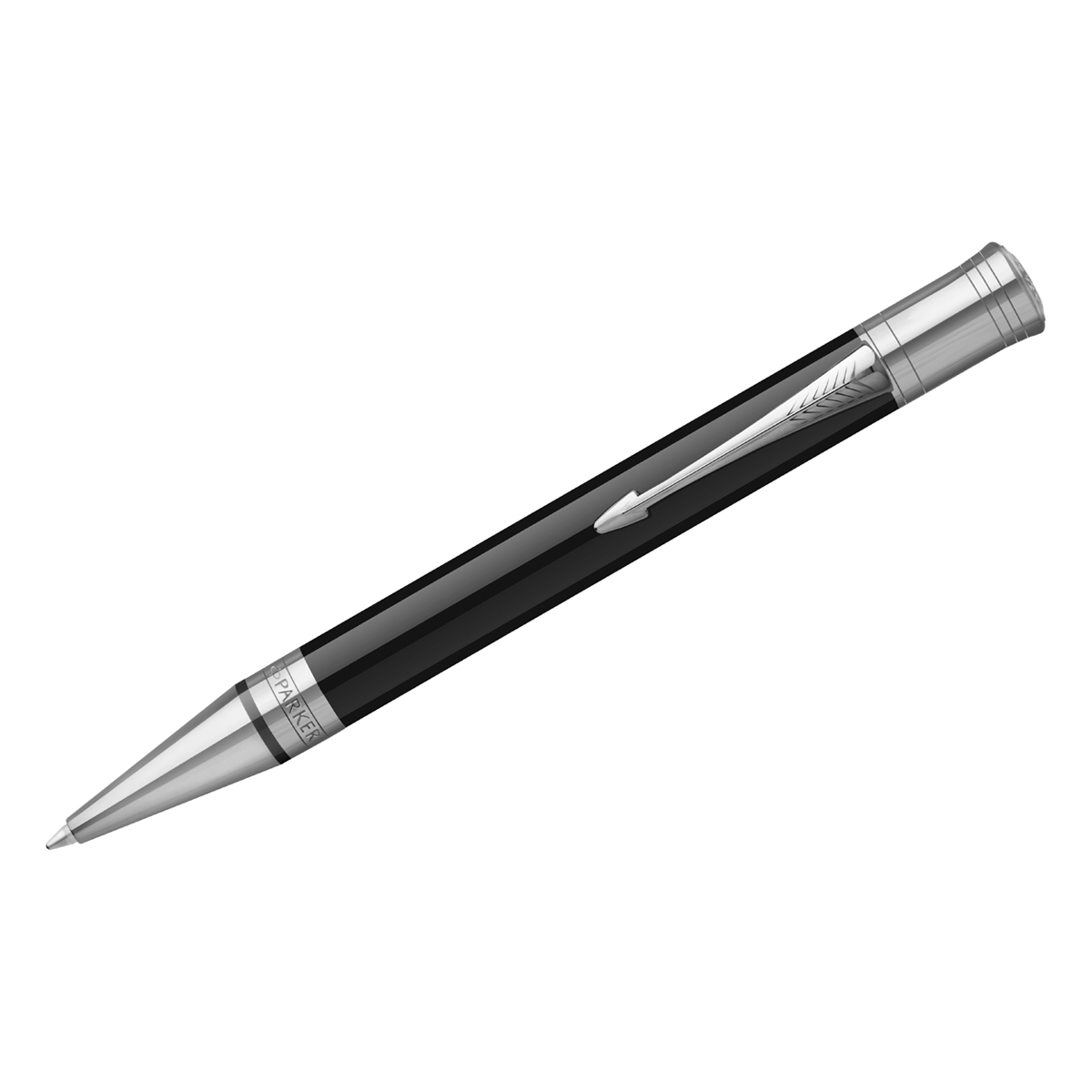 Ручка шариковая Parker "Duofold Black CT" черная, 1,0мм,  подарочная упаковка