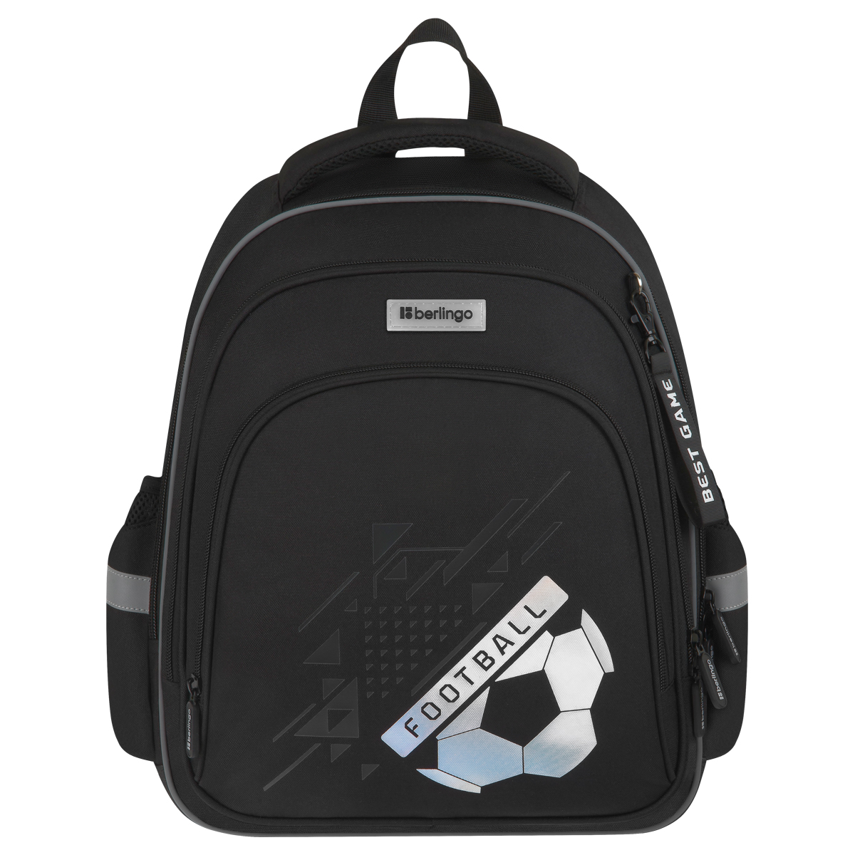Рюкзак Berlingo OrthoFit "Best Game" 37*29*13,5см, 3 отделения, 2 кармана, эргономичная спинка