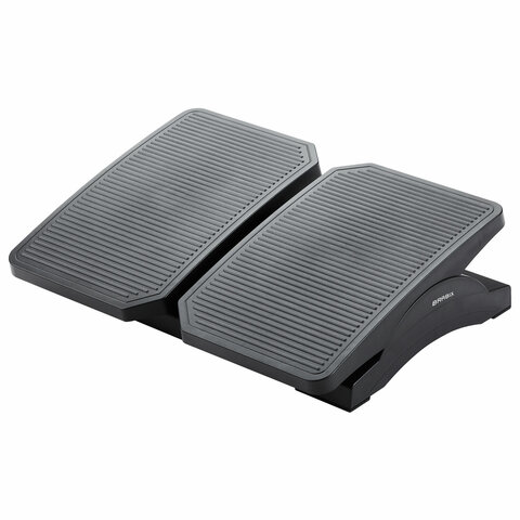 Подставка для ног BRABIX "Ultra 4" 43х32 см, регулировка угла наклона, 2 платформы, 533039