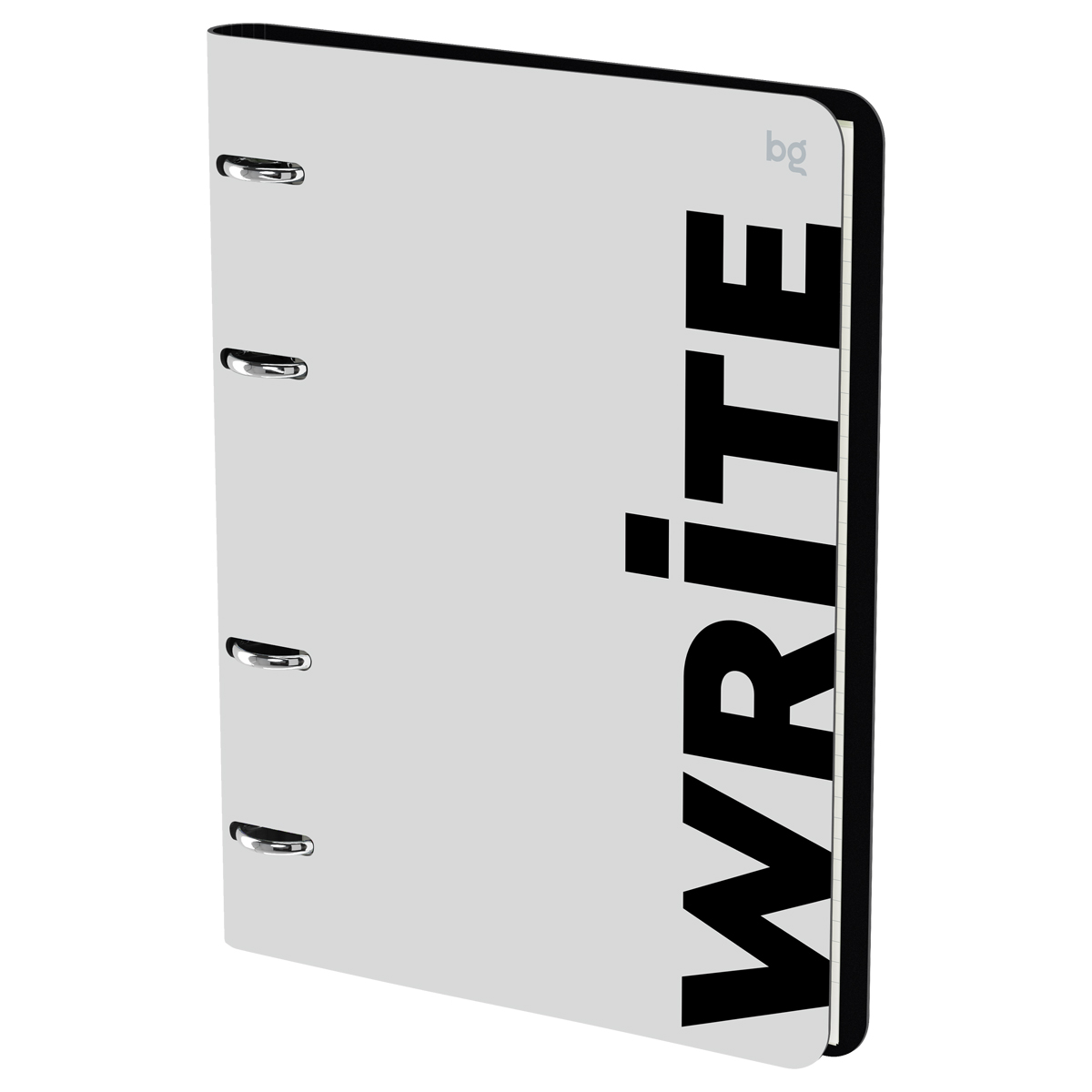 Тетрадь на кольцах А5, 120л., кожзам,  BG "Write"