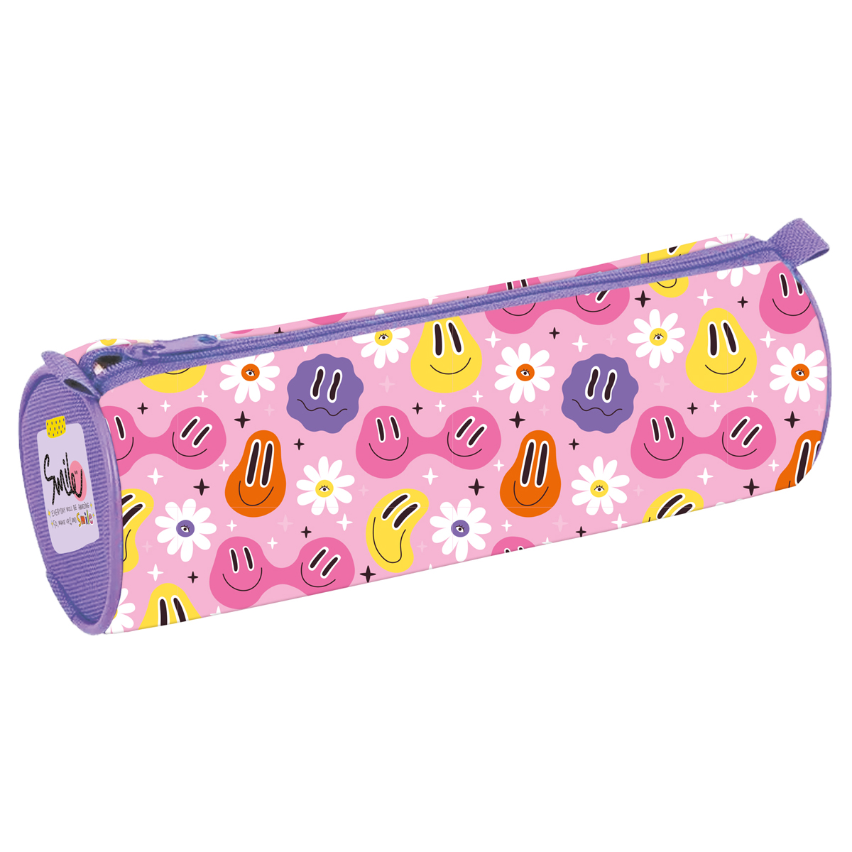 Пенал 210*80 ArtSpace "Smile", тубус, полиэстер