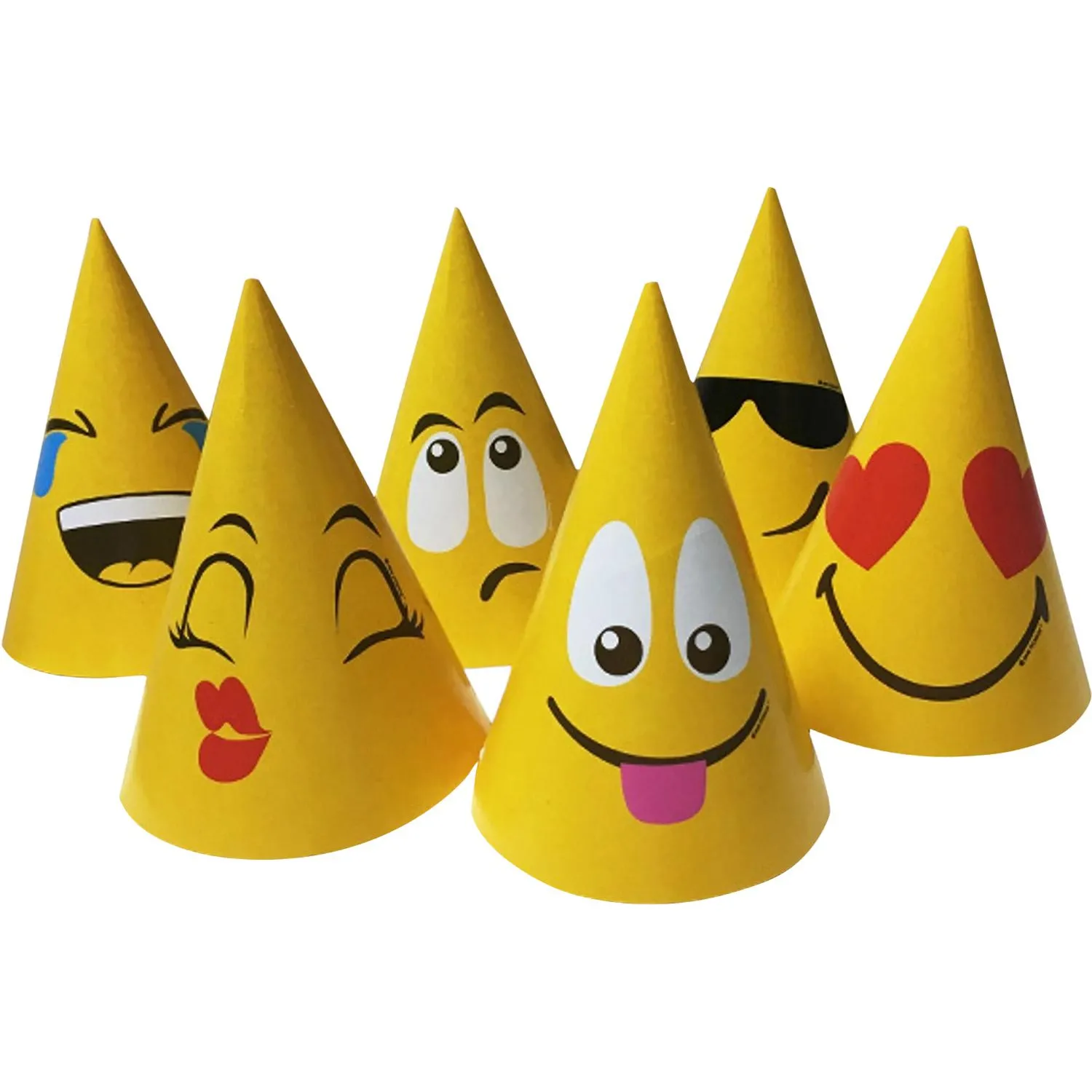 Колпак Эмоции Смайл ассорти 6шт арт.6047092
