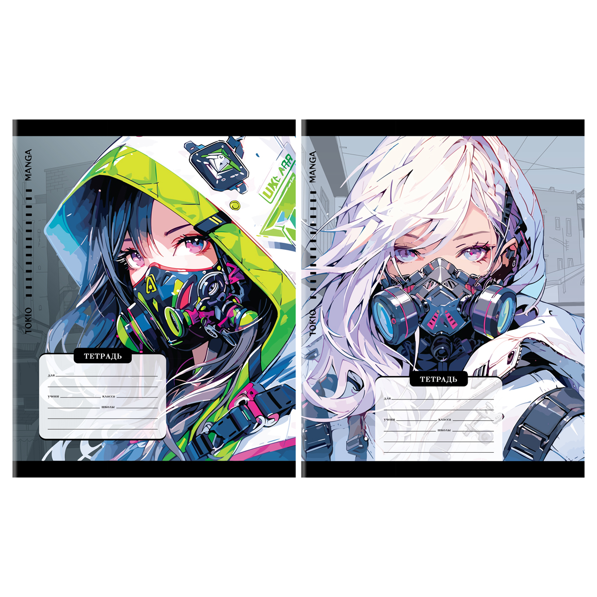 Тетрадь 12л., клетка MESHU "Anime"