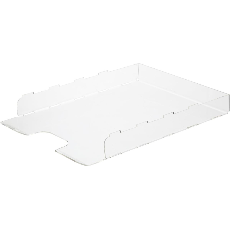 Лоток для бумаг А3, акрил, прозрачный 55х300х420