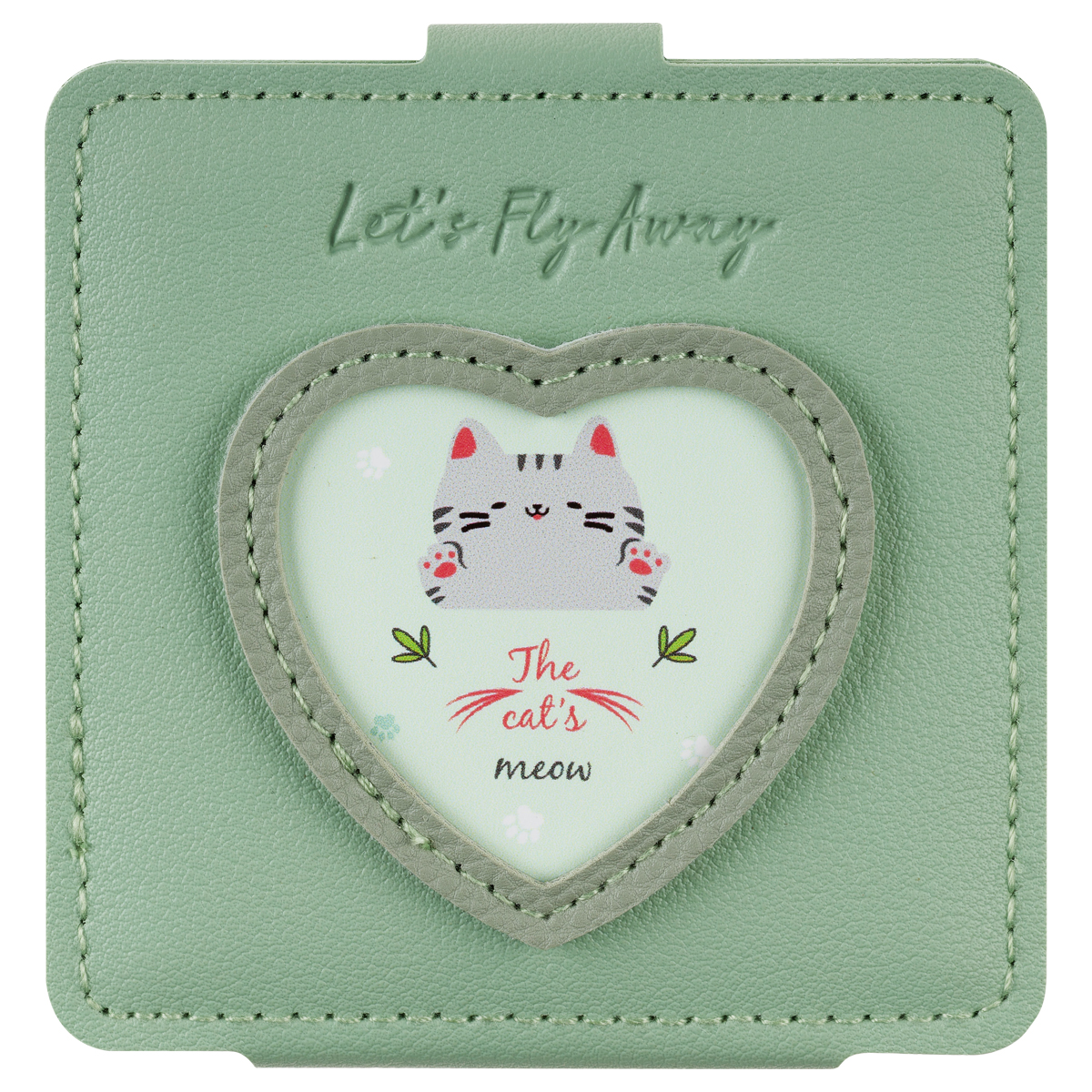 Зеркальце карманное складное MESHU "Cat's meow"