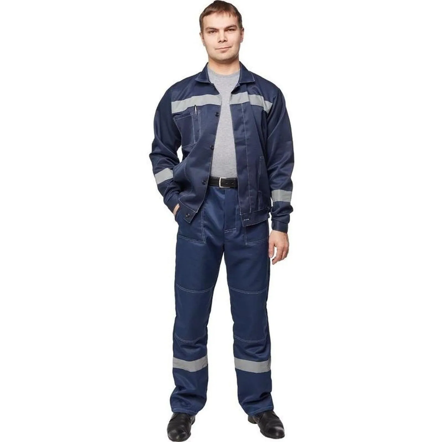 Костюм лет муж (куртка, бр) л22 т-син. 88-92/158-164