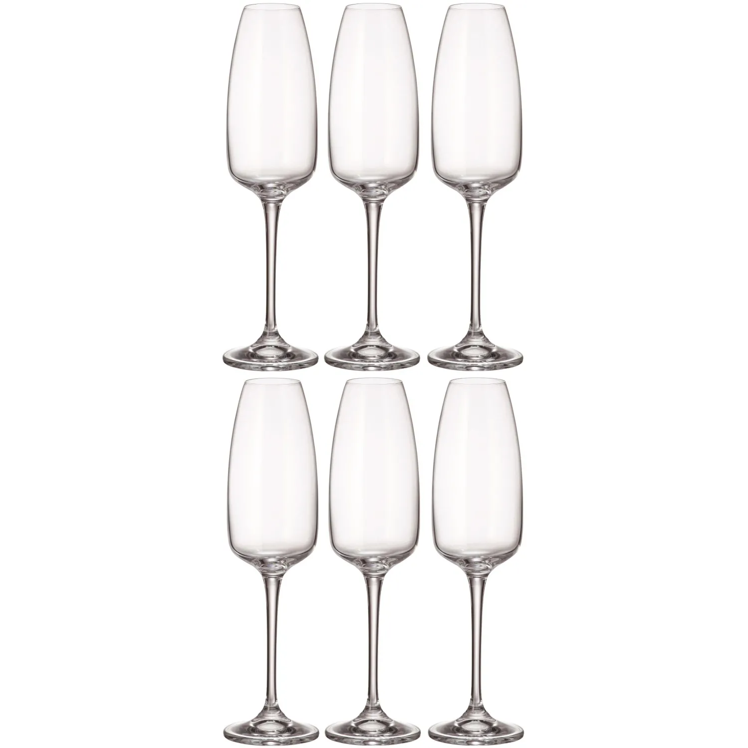 Набор бокалов для шампанского ANSER, 290 мл 6 шт