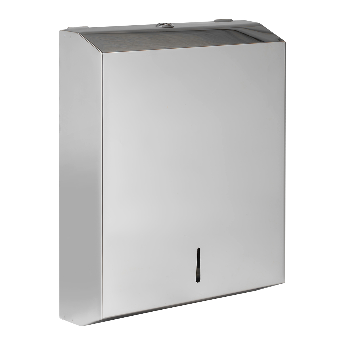 Диспенсер для полотенец листовых OfficeClean Professional (V-сл.), нержавеющая сталь, глянцевое покрытие