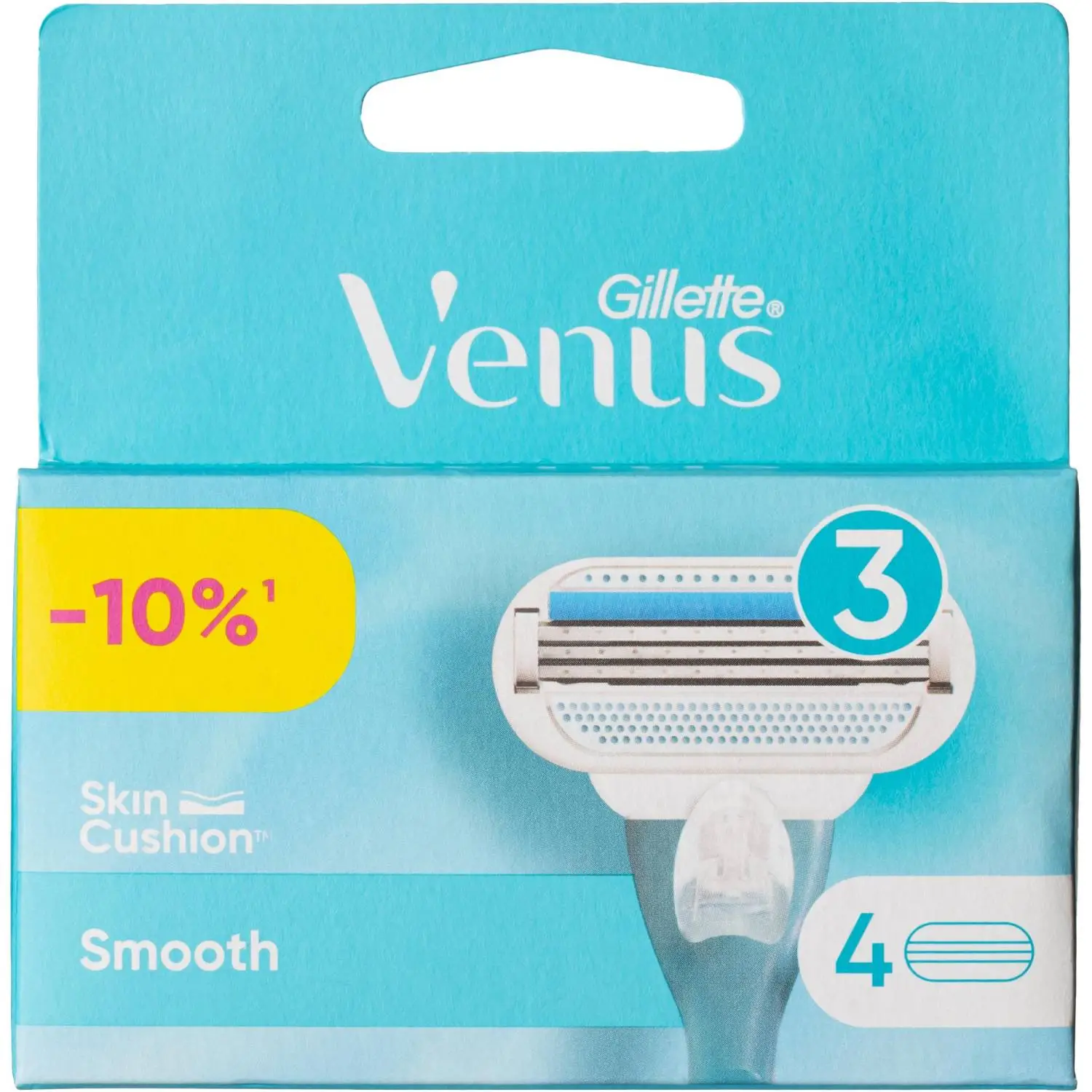 Сменные кассеты для бритья GILLETTE VENUS 4шт