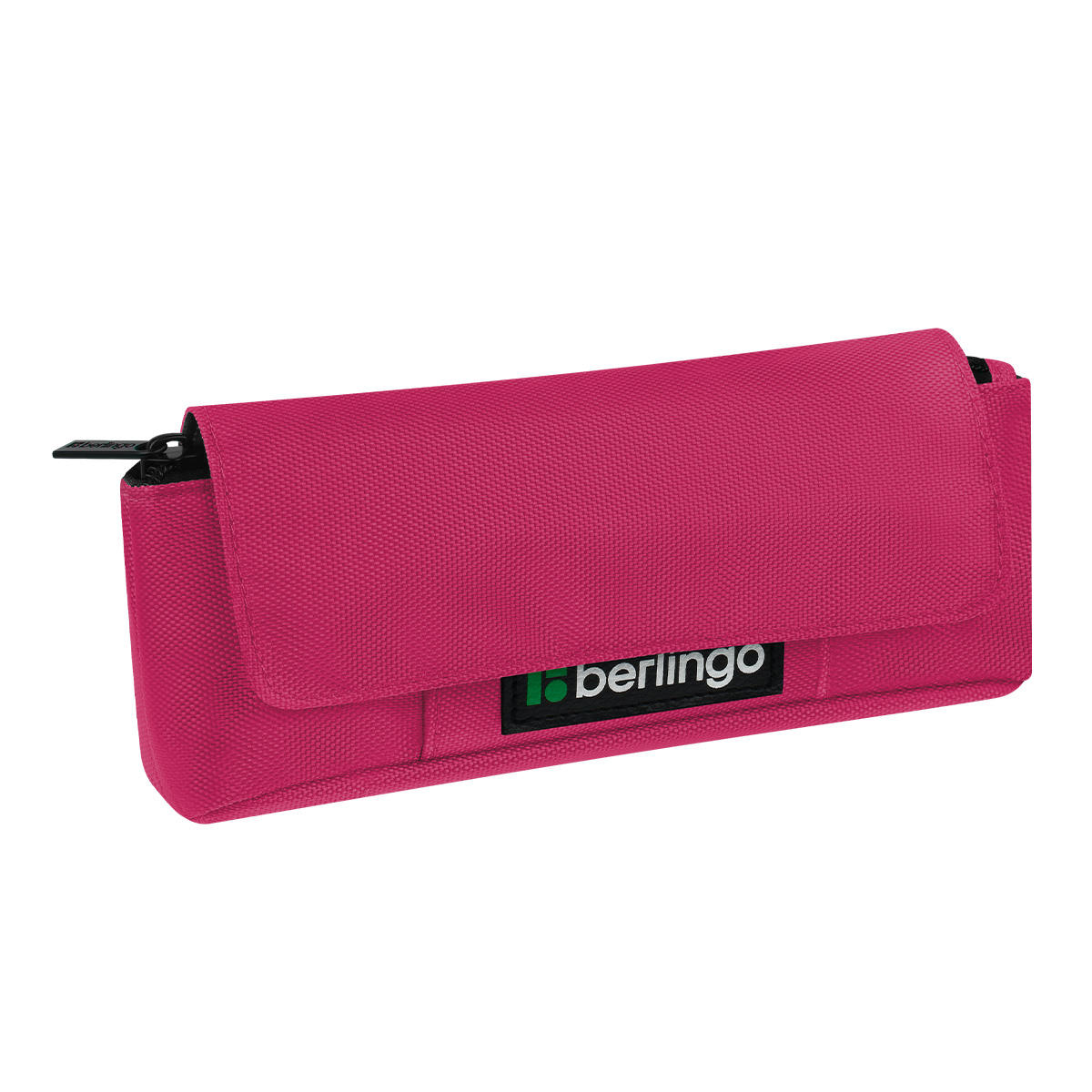 Пенал мягкий 1 отделение, 215*90*45 мм, Berlingo "Pink focus", полиэстер, внутренний органайзер, магнит