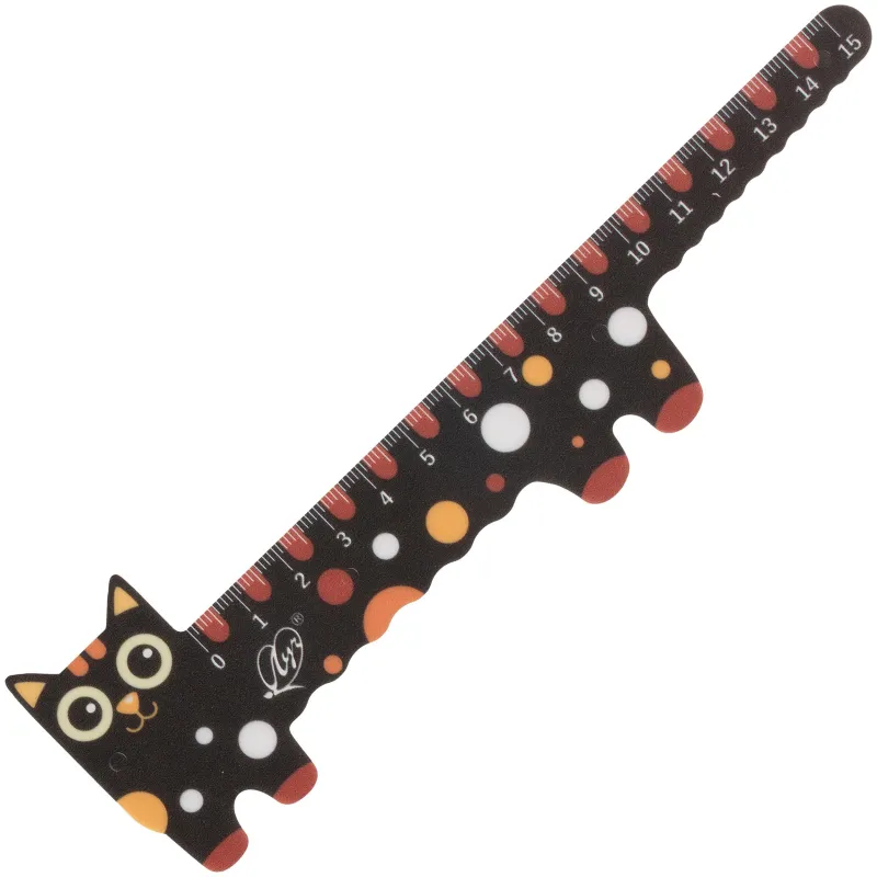 Линейка фигурная Кот 34С 2265-08