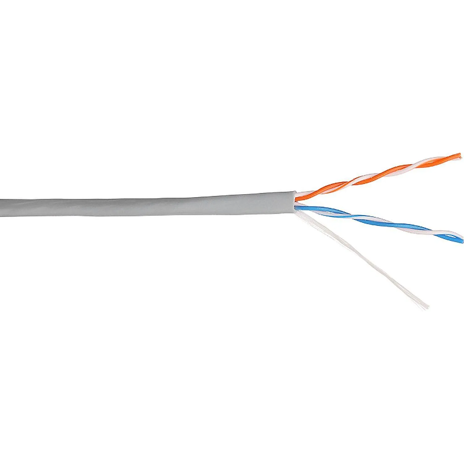 Кабель TWT TWT-5EUTP2-GY 2 пары, Кат.5e, PVC, 305 метров, серый