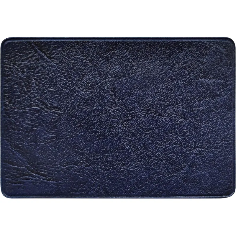 Чехол для карт с вырубкой, 64x96 мм, синий, кожзам 2938.ЯК-201