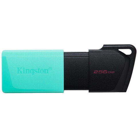 Флеш-диск 256GB KINGSTON DataTraveler Exodia M, разъем USB 3.2, черный/зеленый, DTXM/, DTXM/254GB