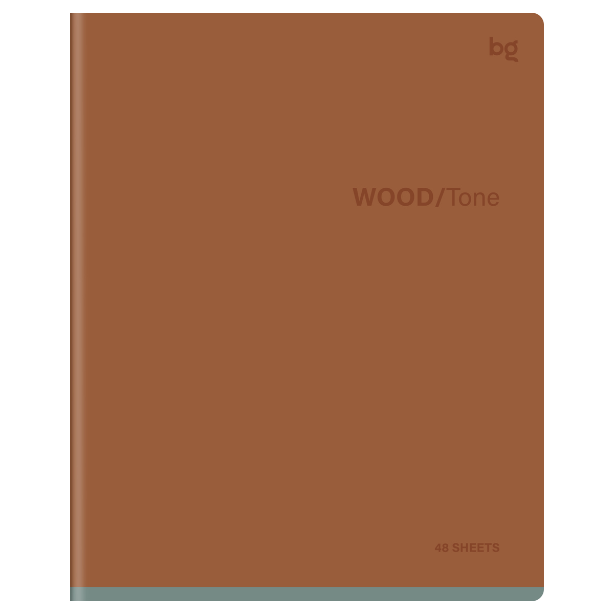 Тетрадь 48л., А5, клетка BG "Дерево", матовая ламинация, выб.лак