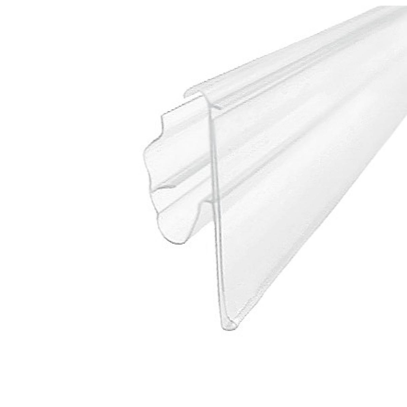 Ценникодержатель полочный двухпозиционный LST39 дл.988мм, прозр, 60шт/уп