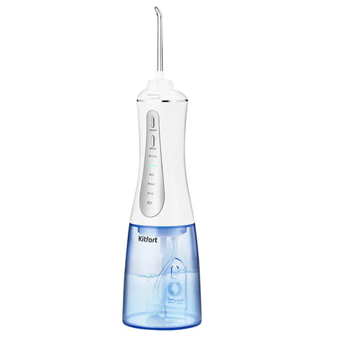 Ирригатор для полости рта KITFORT КТ-2915, портативный, емкость резервуара 0,35л, 2 н