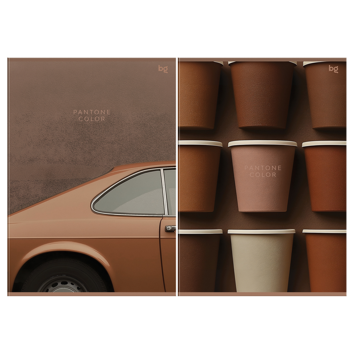 Тетрадь 48л., А4, клетка BG "Pantone color", матовая ламинация