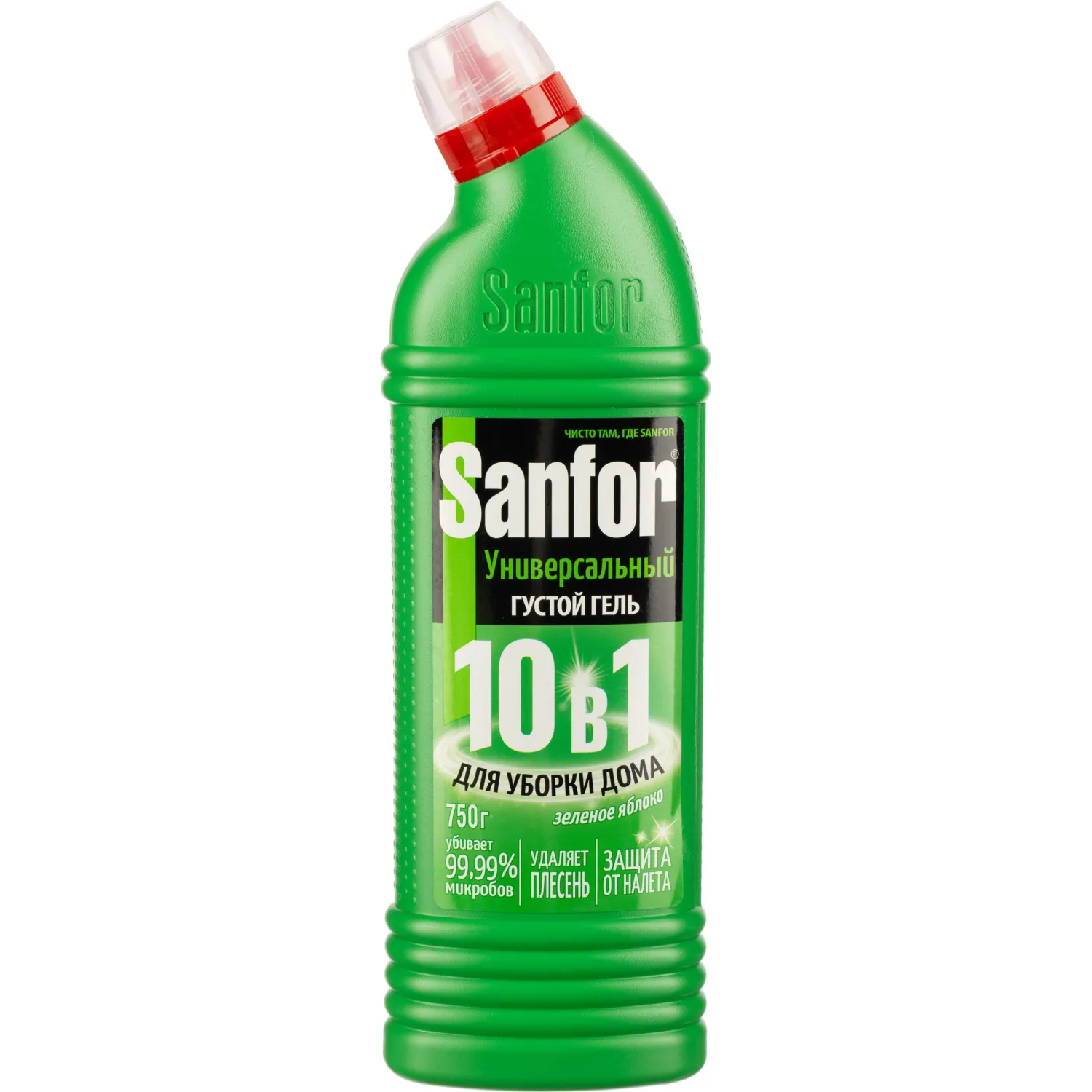 Универсальное чистящее средство SANFOR Универсал зеленое яблоко 750 г