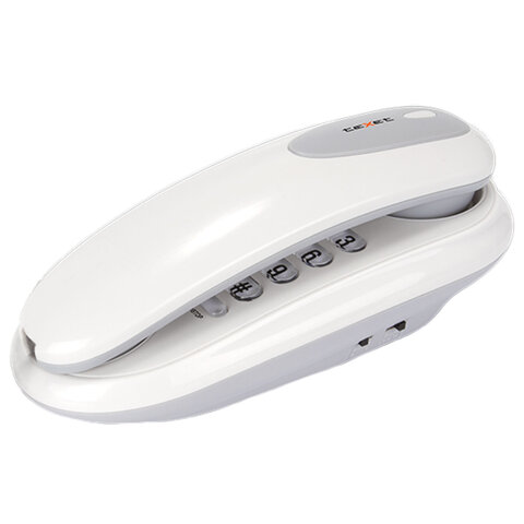 Телефон TEXET TX-236, тональный/импульсный режим, повтор, серый, 125840