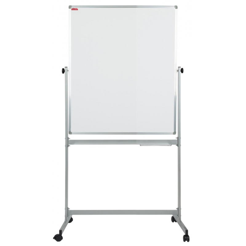 Доска магнитно-маркерная(бел)/меловая(зелен) Attache Twist 70х100вращ,ролик