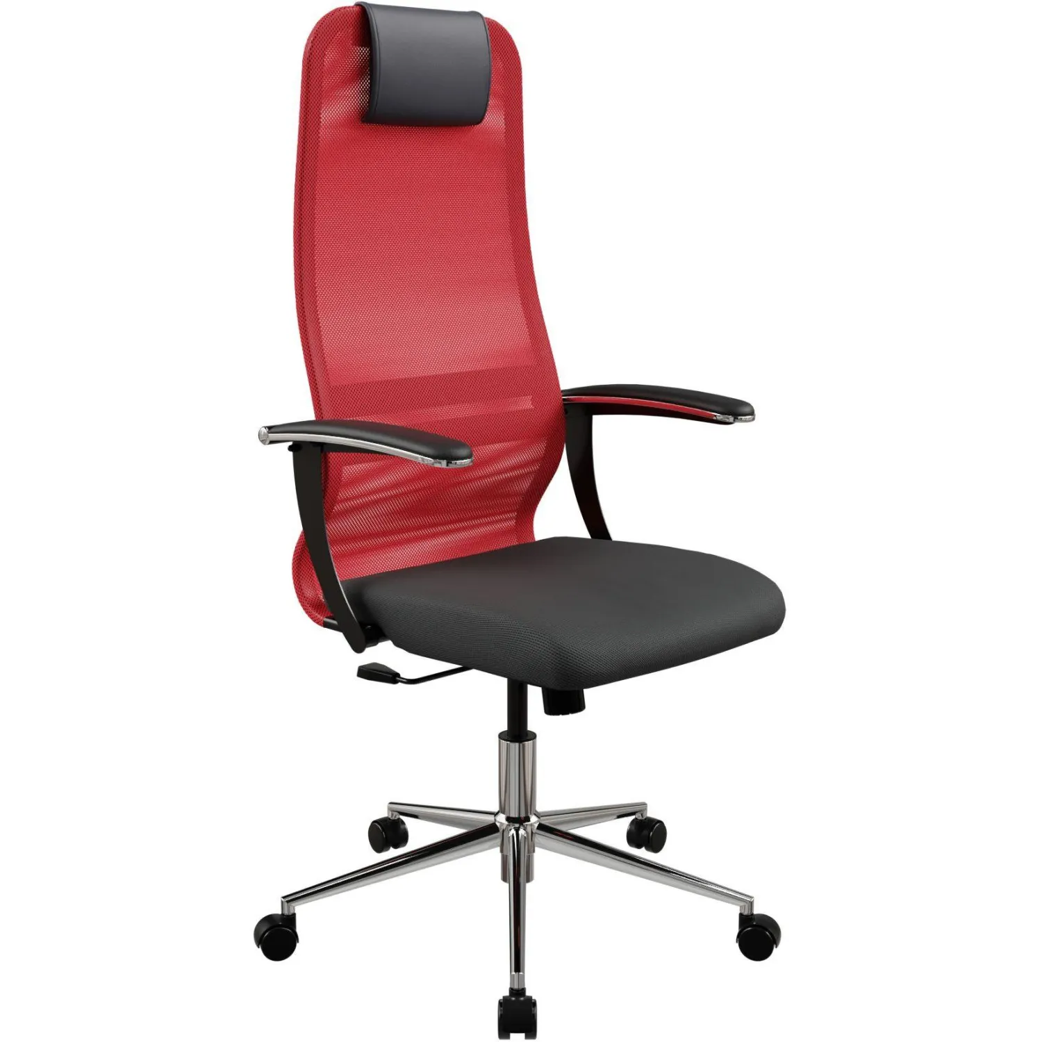 Кресло МТ_SU-B-8/Sit 8 B1-8U подл.158/осн.009 красный/черный