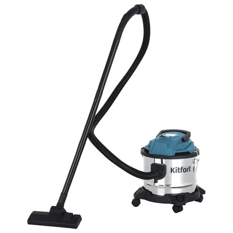 Пылесос хозяйственный KITFORT KT-547, 1000Вт, сухая/влажная уборка, сила всасывания 600Вт, бак 15л, КТ-547