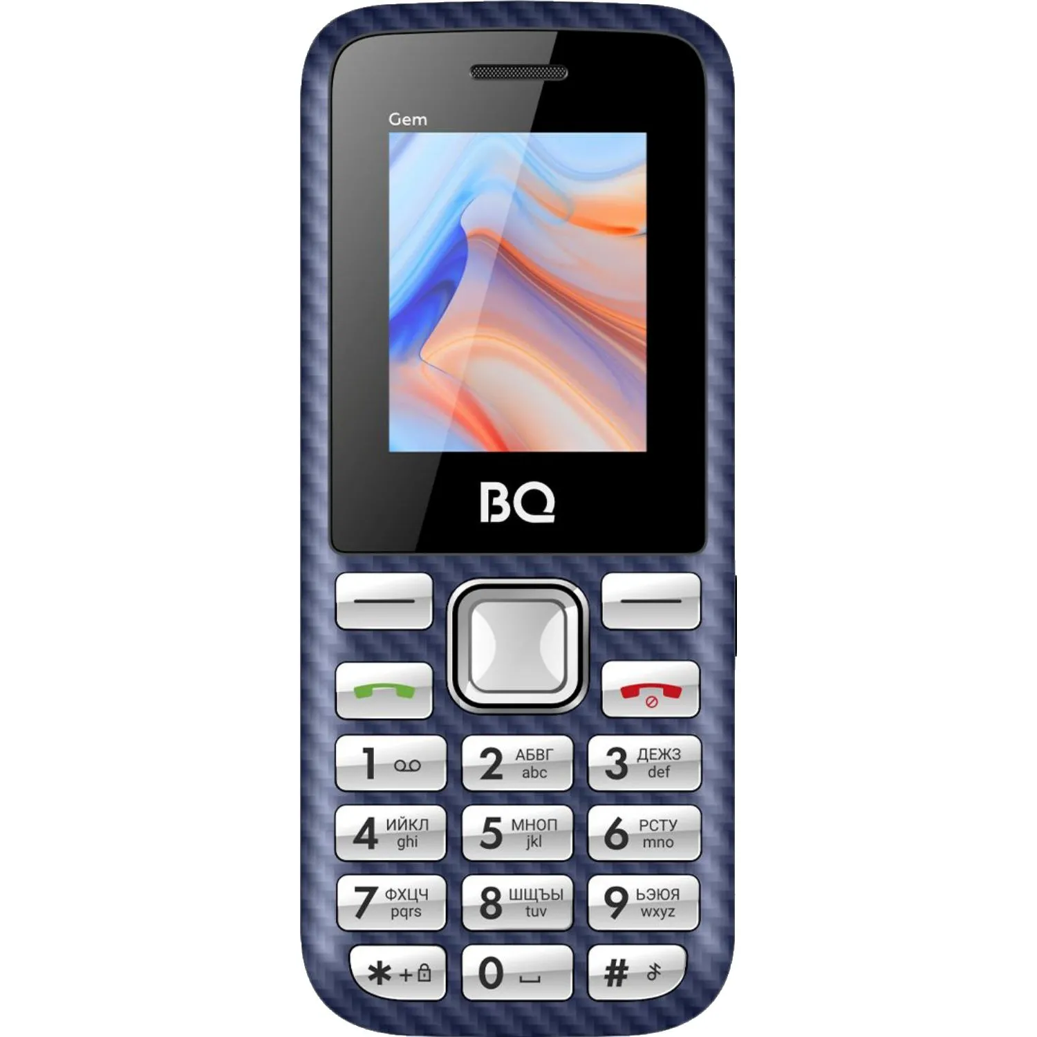 Мобильный телефон BQ 1860 Gem Dark Blue (тёмно-синий) (без СЗУ)