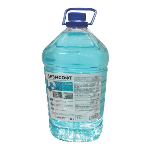 Мыло жидкое дезинфицирующее 5л ДЕЗИСОФТ, ПЭТ, ДС-5-Э