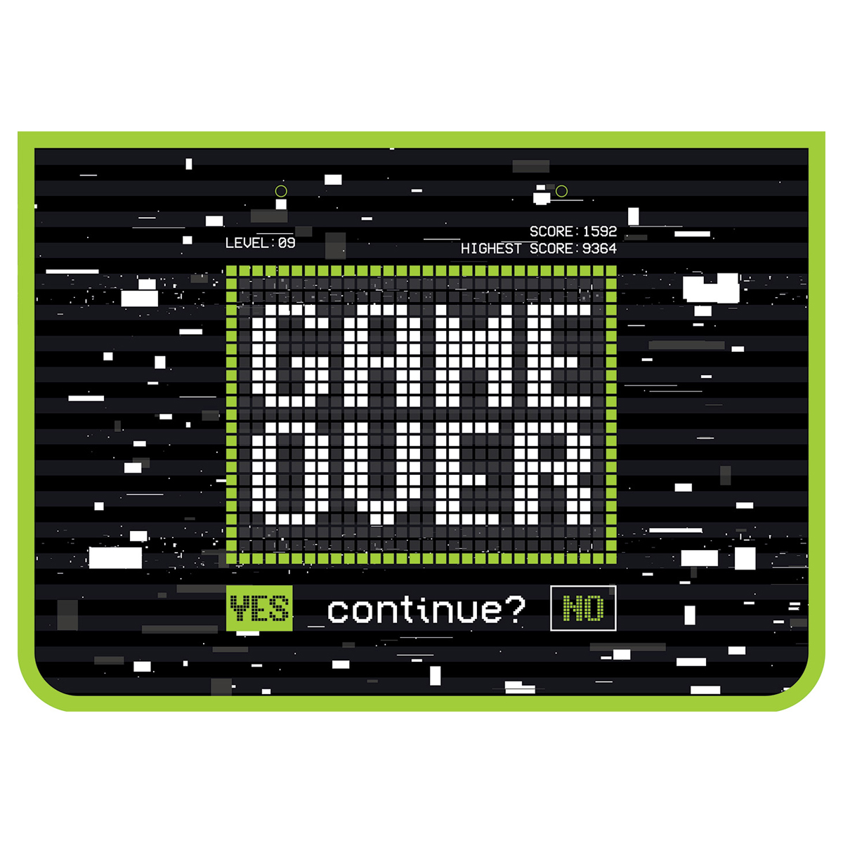 Папка с ручками А4 ArtSpace "Game Over", пластик, на молнии, 75мм